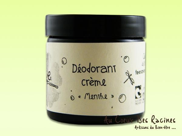 Nouveauté : Déodorant crème - local certifié Nature et Progrès