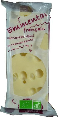 Emmental portion 29% de matière grasse 250g ( prix au kilos )