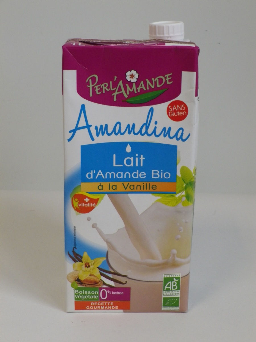 Amandina - Lait d'Amande Bio à la vanille 1l